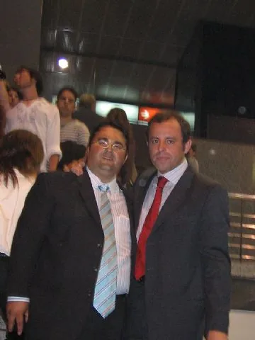 Juan Carrion y el Barca