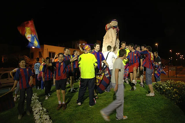 Las celebraciones en la peña Barcelonista de Totana