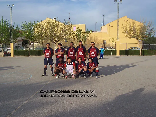 Los equipos de la peña Barcelonista de Totana