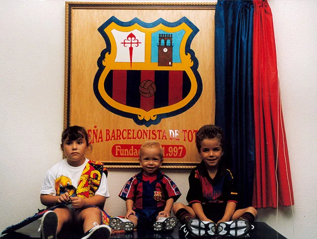 Los socios de la Peña Barcelonista de Totana