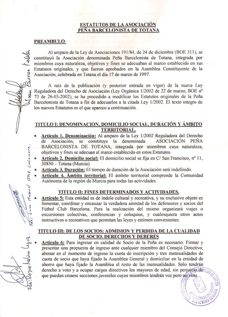 Adaptación Estatutos