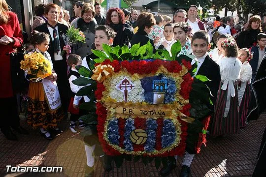 LA PB TOTANA PARTICIPA EN LA OFRENDA FLORAL A SANTA EULALIA, PATRONA DE TOTANA