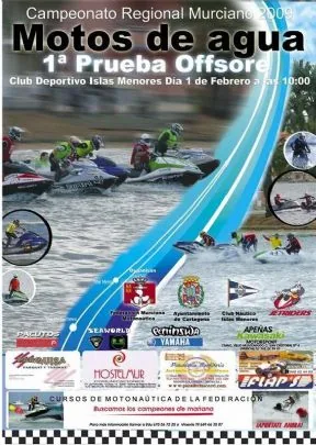 ANTONIO COSTA Y FRANCISCO SANCHEZ EMPIEZAN A COMPETIR EN EL CAMPEONATO REGIONAL DE MURCIA DE MOTOS ACUATICAS