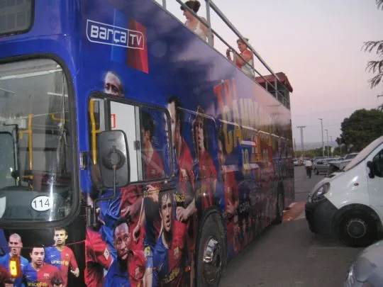 EL AUTOBUS DEL TRIPLETE SE PASEA POR LA REGION DE MURCIA — imagen 2