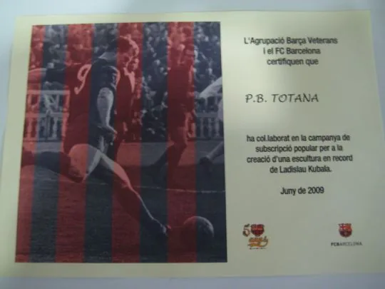 LA PB TOTANA CON LA ESCULTURA DE "LADISLAO KUBALA" — imagen 4