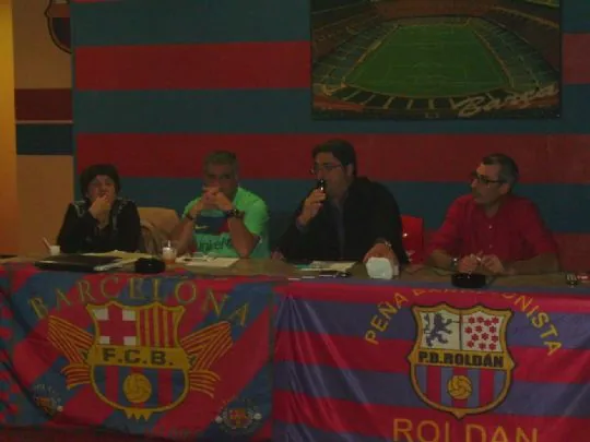 ASAMBLEA DE LA FEDERACION DE PEÑAS BARCELONISTAS DE LA REGION DE MURCIA EN ROLDAN
