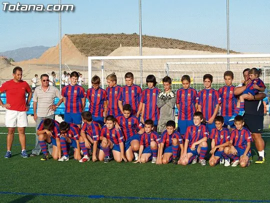 UN TOTAL DE 32 FUTBOLISTAS DE CATEGORÍA ALEVÍN DE DOS EQUIPOS DE LA LOCALIDAD REPRESENTARÁN A TOTANA EN EL TORNEO INTERNACIONAL DE PEÑAS BARCELONISTAS ORGANIZADO CON MOTIVO DEL TROFEO JOAN GAMPER