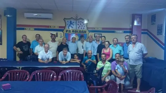 LA PB TOTANA PARTICIPA EN EL V ANIVERSARIO DE LA PEÑA BARCELONISTA DE ROLDAN