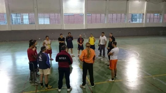 SE INICIA LA II ESCUELA DEL FC BARCELONA EN EL CENTRO PENITENCIARIO MURCIA I — imagen 4