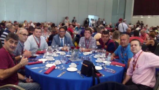 LA PEÑA BARCELONISTA DE TOTANA Y LA FEDERACIÓN DE PEÑAS BARCELONISTAS DE LA REGIÓN DE MURCIA ESTUVIERON PRESENTES EN EL XXXVI CONGRESO MUNDIAL DE PEÑAS DEL FC BARCELONA Y EN EL GAMPER — imagen 3