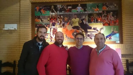 LA PEÑA BARCELONISTA DE TOTANA EN FUENTEALBILLA