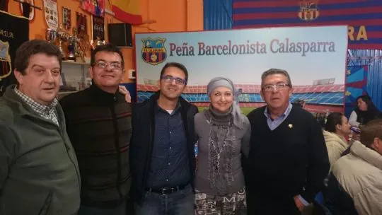 LA PEÑA BARCELONISTA DE TOTANA PARTICIPA EN EL XVI ANIVERSARIO DE LA PEÑA BARCELONISTA DE CALASPARRA