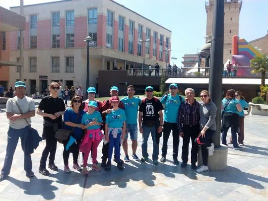 LAS PEÑAS BARCELONISTAS DE TOTANA Y DE ROLDÁN PARTICIPAN EN LA IV CAMINATA SOLIDARIA POR LAS ENFERMEDADES RARAS