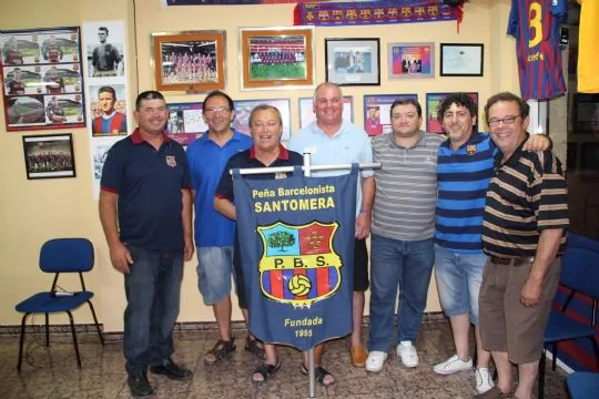 LA PEÑA BARCELONISTA DE TOTANA ESTUVO PRESENTE EN LA INAUGURACIÓN DEL NUEVO LOCAL SOCIAL DE LA PEÑA BARCELONISTA DE SANTOMERA — imagen 2