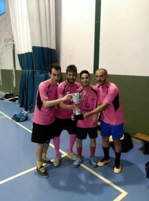 EL EQUIPO DE LA PEÑA BARCELONISTA DE TOTANA  MAMBO SE PROCLAMA CAMPEÓN DE LA LIGA DE FÚTBOL-SALA AFICIONADOS