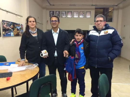 LA PEÑA BARCELONISTA DE TOTANA VISITA EN URUGUAY A LA PEÑA BARCELONISTA DE MONTEVIDEO HÉCTOR SCARONE