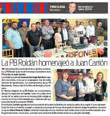 NUEVAMENTE LA PB TOTANA EN EL DIARIO SPORT — imagen 3