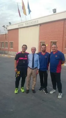 SE ESTÁ DESARROLLANDO EL V PROYECTO ESCUELA DE FÚTBOL EN EL CENTRO PENITENCIARIO MURCIA I