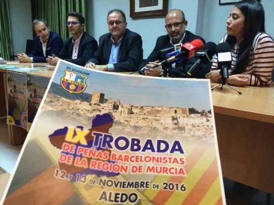 PRESENTADOS DE FORMA OFICIAL LOS ACTOS DE LA IX TROBADA DE PEÑAS BARCELONISTAS DE LA REGIÓN DE MURCIA