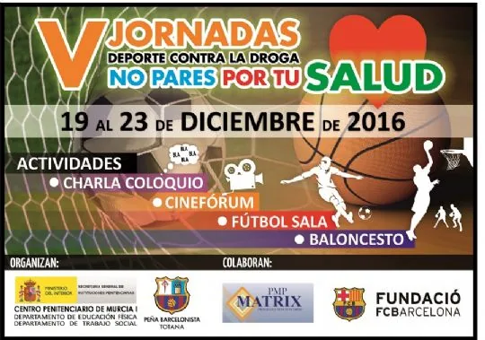 LA PEÑA BARCELONISTA DE TOTANA HA ORGANIZADO LAS V JORNADAS DE DEPORTE CONTRA LA DROGA