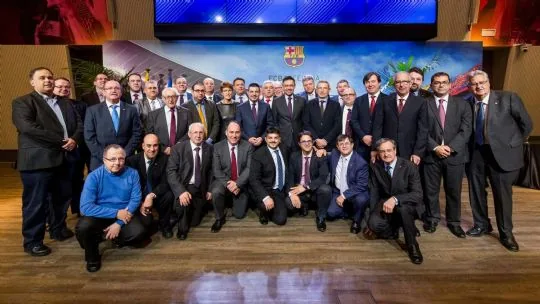 EL PRESIDENTE DE LA PEÑA BARCELONISTA DE TOTANA ASISTE A LA REUNIÓN DE LA CONFEDERACIÓN MUNDIAL DE PEÑAS DEL FC BARCELONA