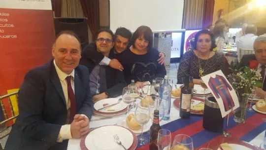 JUAN CARRION PRESIDENTE FPB MURCIA GALARDONADO CON EL PREMIO "BODEGAS INIESTA" EN LA V GALA DE LA FEDERACION DE PEÑAS BARCELONISTAS DE CASTILLA LA MANCHA — imagen 5