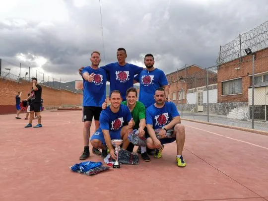 LA PEÑA BARCELONISTA DE TOTANA ORGANIZA LAS ACTIVIDADES DEPORTIVAS Y CULTURALES CONMEMORATIVAS DE LA FESTIVIDAD DE NUESTRA SEÑORA DE LA MERCED EN EL CENTRO PENITENCIARIO MURCIA I