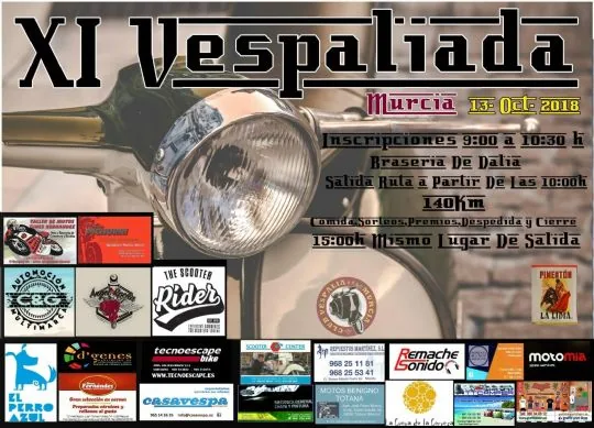 LA PEÑA BARCELONISTA DE TOTANA COLABORA CON LA XI VESPALIADA CIUDAD DE MURCIA