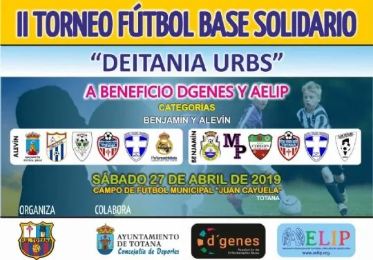 LA PBT CELEBRA EL PROXIMO SÁBADO 27 DE ABRIL EL II TORNEO DE FÚTBOL BASE SOLIDARIO DEITANA URBS, A BENEFICIO DE LAS ASOCIACIONES AELIP Y D — imagen 3
