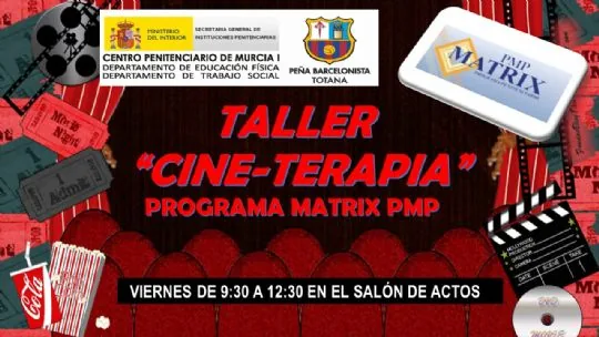 LA PEÑA BARCELONISTA DE TOTANA DESARROLLA EL PROYECTO CINE TERAPIA PMP EN EL CENTRO PENITENCIARIO DE MURCIA I