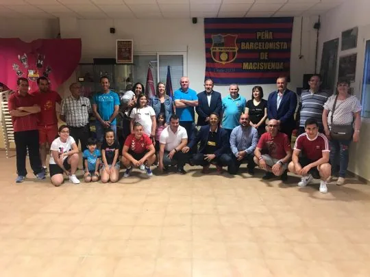 LA PEÑA BARCELONISTA DE TOTANA PARTICIPA EN X ANIVERSARIO DE LA PEÑA BARCELONISTA DE MACISVENDA