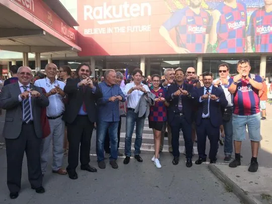 LA PEÑA BARCELONISTA DE TOTANA VISIBILIZA LAS ENFERMEDADES RARAS EN EL XIV TORNEO INTERNACIONAL DE FÚTBOL 7, ORGANIZADO EN BARCELONA POR LA CONFEDERACIÓN MUNDIAL DE PEÑAS DEL FC BARCELONA — imagen 5