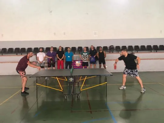 CELEBRADO EL VII TORNEO INTERMODULAR DE TENIS DE MESA ORGANIZADO POR EL CENTRO PENITENCIARIO MURCIA I EN COLABORACION CON LA PEÑA BARCELONISTA DE TOTANA — imagen 7