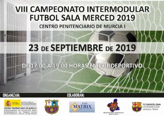 Programadas las actividades socioculturales organizadas por la PBT en el centro penitenciario murcia I con motivo de la festividad de nuestra señora de la Merced