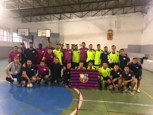 LA PEÑA BARCELONISTA DE TOTANA ORGANIZA EL TORNEO DE NAVIDAD FÚTBOL SALA 2019 EN EL CENTRO PENITENCIARIO MURCIA I