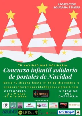 La Peña Barcelonista de Totana participa en el concurso infantil solidario de postales organizado por Dgenes