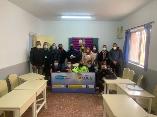 La Peña Barcelonista de Totana implanta en el Centro Penitenciario de Murcia el taller de Mindfulness Atención plena dentro del Programa Matrix Penitenciario. — imagen 2