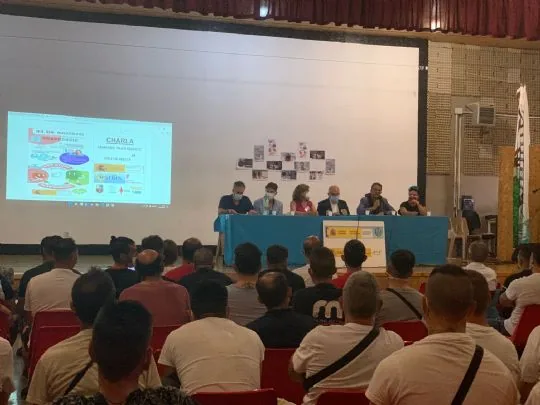 La Peña Barcelonista de Totana colabora en la jornada de concienciación Día internacional de la Sobredosis celebrada en el centro penitenciario de Murcia I — imagen 4