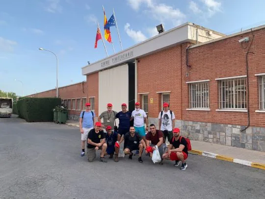 Senderismo, camino de la reinserción para ayudar a las personas privadas de libertad del Centro Penitenciario de Murcia.