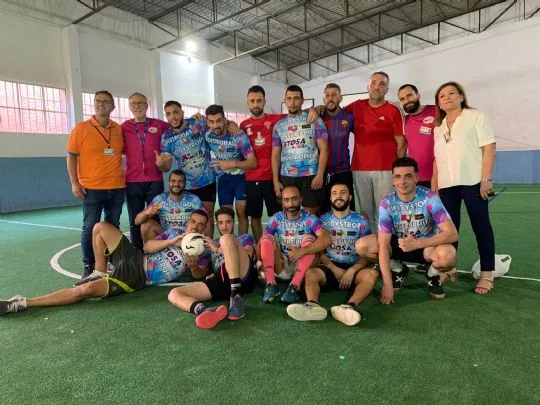El centro penitenciario Murcia I acoge un triangular de fútbol sala solidario, coorganizado por la Peña Barcelonista de Totana — imagen 6