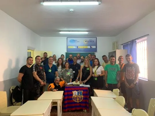 La Peña Barcelonista de Totana colabora con la décima edición del Programa Matrix en el Centro Penitenciario de Murcia — imagen 3