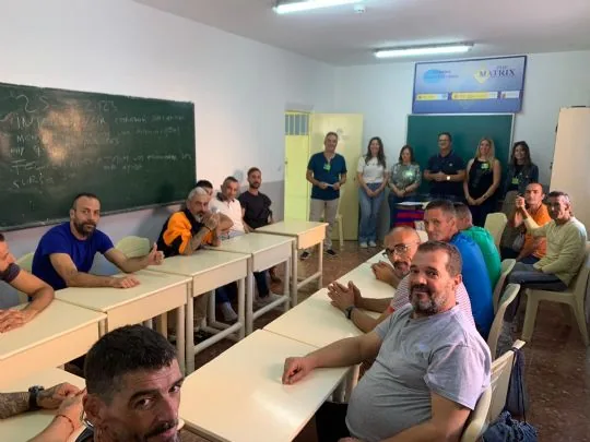 La Peña Barcelonista de Totana colabora con la décima edición del Programa Matrix en el Centro Penitenciario de Murcia — imagen 4