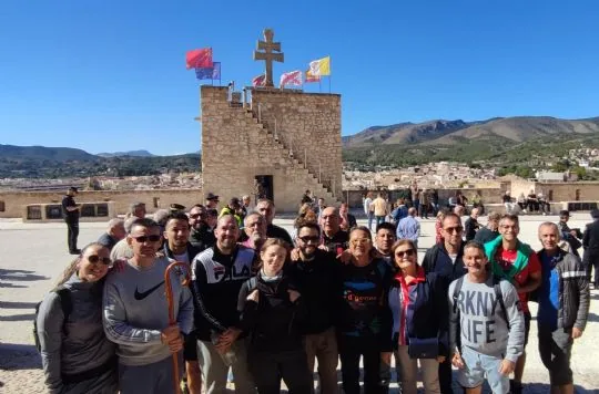Las peñas barcelonistas de Totana y Cehegín colaboran en la peregrinación a Caravana con personas privadas de libertad del Centro Penitenciario de Murcia — imagen 7