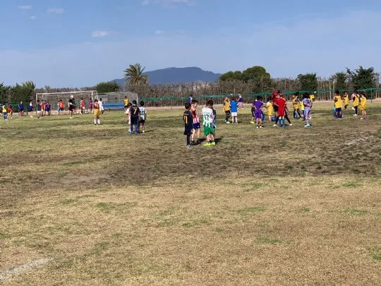 Mas de 150 niños y niñas participan en la escuela deportiva organizada por la Peña Barcelonista de Totana y la Asociación Deportiva Santa Eulalia — imagen 7