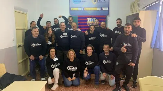 La Peña barcelonista de Totana participa en la novena edición del programa Matrix penitenciario
