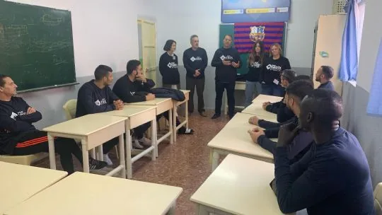 La Peña barcelonista de Totana participa en la novena edición del programa Matrix penitenciario — imagen 5