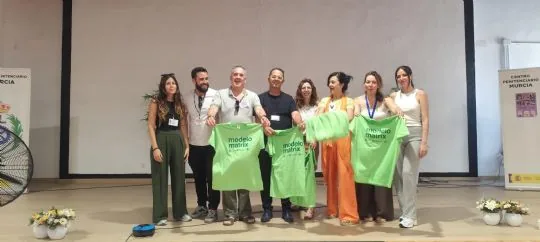 LA PEÑA BARCELONISTA DE TOTANA PARTICIPA EN LA CLAUSURA DE LA 11ª EDICIÓN DEL PROGRAMA MATRIX EN EL CENTRO PENITENCIARIO DE MURCIA