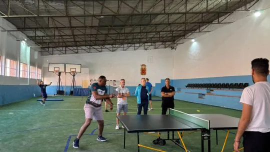 LA PEÑA BARCELONISTA DE TOTANA ORGANIZA TORNEOS DE BÁDMINTON, PING-PONG Y FÚTBOL SALA EN EL CENTRO PENITENCIARIO MURCIA I — imagen 6