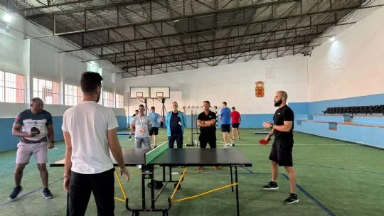 LA PEÑA BARCELONISTA DE TOTANA ORGANIZA TORNEOS DE BÁDMINTON, PING-PONG Y FÚTBOL SALA EN EL CENTRO PENITENCIARIO MURCIA I — imagen 7