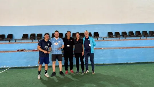 LA PEÑA BARCELONISTA DE TOTANA ORGANIZA TORNEOS DE BÁDMINTON, PING-PONG Y FÚTBOL SALA EN EL CENTRO PENITENCIARIO MURCIA I — imagen 9